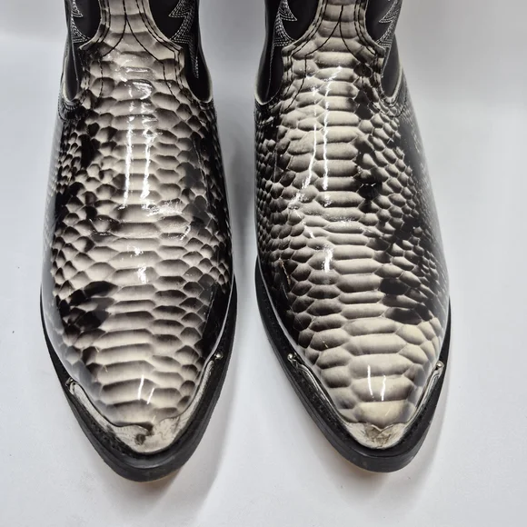 Laredo Monty Faux Leather Western Boots 11D - Picture 2 of 16